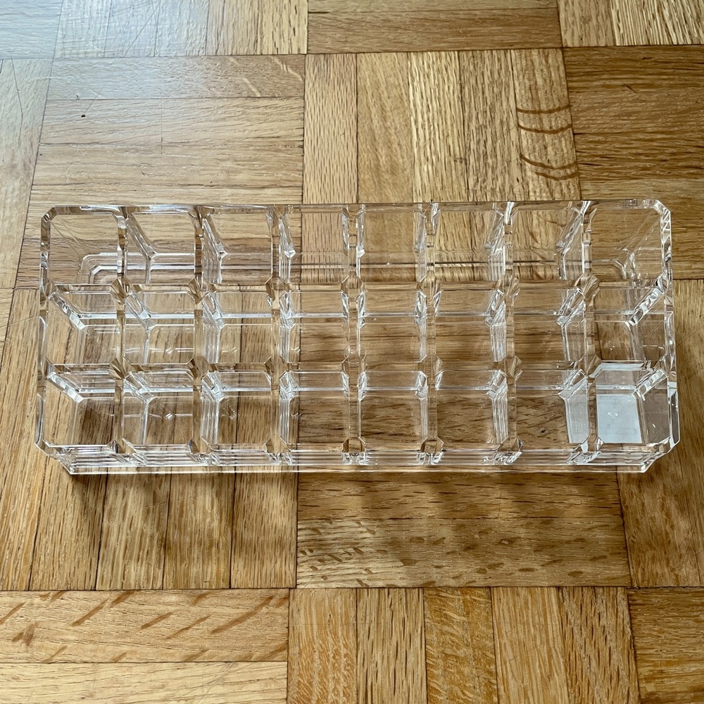 Container Store 24-Section Acrylic Lipstick Riser